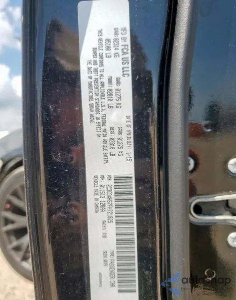 2015 Dodge Charger Sxt z USA, uszkodzony, nr VIN 2C3CDXHG7FH721825